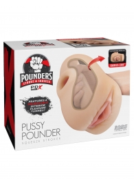Телесный мастурбатор-вагина Pussy Pounder Squeeze Stroker - Pipedream - в Ярославле купить с доставкой
