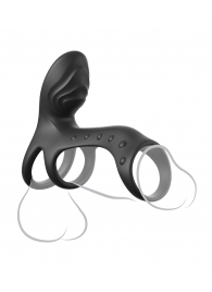 Черная насадка на пенис Ultimate Couples Cage Pro - Pipedream - в Ярославле купить с доставкой