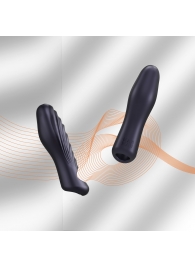 Сливовая силиконовая насадка на пенис с подхватом Manwan Ryzer - Manwan - в Ярославле купить с доставкой