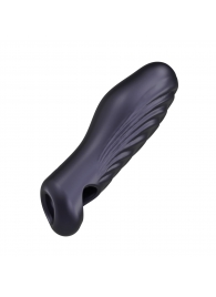 Сливовая силиконовая насадка на пенис с подхватом Manwan Ryzer - Manwan - в Ярославле купить с доставкой