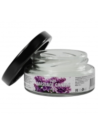 Массажная свеча «Сирень» - 50 мл. - SGAN - купить с доставкой в Ярославле