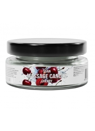 Массажная свеча «Спелая вишня» - 50 мл. - SGAN - купить с доставкой в Ярославле