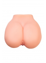 Реалистичный мастурбатор в форме попки с 2 любовными входами - No Name - в Ярославле купить с доставкой