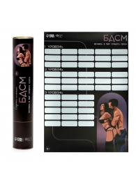 Плакат для двоих со скретч-слоем «БДСМ» - Сима-Ленд - купить с доставкой в Ярославле