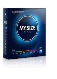 Презервативы MY.SIZE размер 72 - 3 шт. - My.Size - купить с доставкой в Ярославле