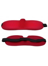 Красная глухая маска на резинке - Sitabella - купить с доставкой в Ярославле