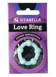 Цветное эрекционное кольцо Love Ring с бусинами - Sitabella - в Ярославле купить с доставкой