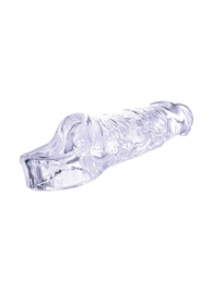 Прозрачная насадка-удлинитель Length Enhancer с подхватом - 16 см. - NMC - в Ярославле купить с доставкой
