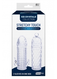 Набор из 2 прозрачных насадок на член Seductive Tickler Sleeves Set - NMC - в Ярославле купить с доставкой