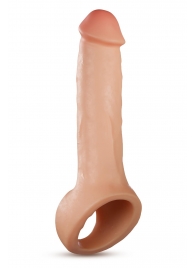 Телесная насадка-удлинитель Thrive 8.75 Inch Realistic Penis Extender Sleeve - 22,2 см. - Blush Novelties - в Ярославле купить с доставкой