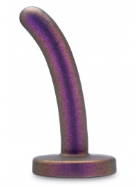 Фиолетовая насадка с гладкой поверхностью Surrender 4.75 Inch Beginner Pegging Dildo - 12 см. - Blush Novelties - купить с доставкой в Ярославле