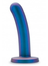 Синяя насадка с гладкой поверхностью Surrender 5.75 Inch Intermediate Pegging Dildo - 14,6 см. - Blush Novelties - купить с доставкой в Ярославле
