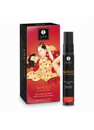 Оральный спрей Waves of Pleasure с ароматом клубники и шампанского - 20 мл. - Shunga - купить с доставкой в Ярославле