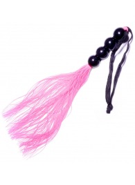 Розовая силиконовая плеть - 35,5 см. - Boys of Toys - купить с доставкой в Ярославле