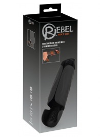 Черный вибромастурбатор с трехточечной стимуляцией Penis Trainer with 3 Point Stimulation - Orion - в Ярославле купить с доставкой