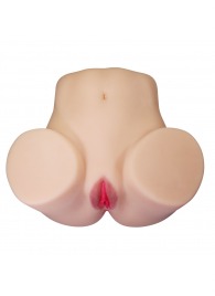 Телесный мастурбатор Julia с 2 любовными каналами - Baile - в Ярославле купить с доставкой