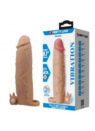 Телесная насадка на пенис Xerxes - 22 см. - Baile - в Ярославле купить с доставкой