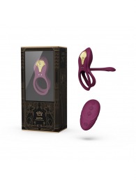 Фиолетовое эрекционное виброкольцо Bayek с пультом ДУ - Zalo - в Ярославле купить с доставкой