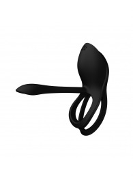 Черное эрекционное виброкольцо Bayek с пультом ДУ - Zalo - в Ярославле купить с доставкой