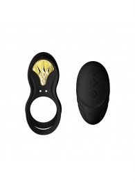 Черное эрекционное виброкольцо Bayek с пультом ДУ - Zalo - в Ярославле купить с доставкой