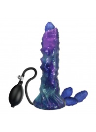 Фиолетовый яйцеродящий фаллоимитатор Duskwalker Sentinal на присоске - 22,4 см. - Baile - купить с доставкой в Ярославле