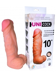 Фаллическая насадка Харнесс UNICOCK 10  - 25 см. - LOVETOY (А-Полимер) - купить с доставкой в Ярославле