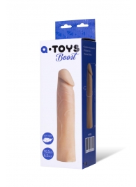 Реалистичная насадка с ярко выраженной головкой - 16,5 см. - A-toys - в Ярославле купить с доставкой