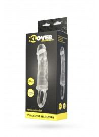 Прозрачная насадка с петлёй для фиксации - 14 см. - ToyFa - в Ярославле купить с доставкой