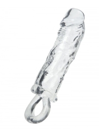 Прозрачная насадка с петлёй для фиксации - 14 см. - ToyFa - в Ярославле купить с доставкой