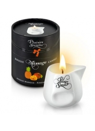Массажная свеча с ароматом манго и ананаса Bougie de Massage Ananas Mangue - 80 мл. - Plaisir Secret - купить с доставкой в Ярославле