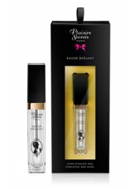 Стимулирующий блеск для губ Baiser Brulant Gloss Plaisirs Secrets - 7 мл. - Plaisir Secret - купить с доставкой в Ярославле