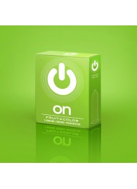 Цветные ароматизированные презервативы ON) Fruit   Color - 3 шт. - ON) - купить с доставкой в Ярославле