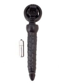 Черная вибронасадка с анальным стимулятором - ToyFa - в Ярославле купить с доставкой
