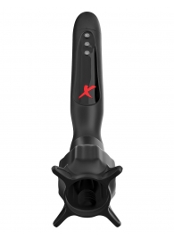 Чёрный вибростимулятор для головки члена с эффектом всасывания Vibrating Roto-Sucker - Pipedream - в Ярославле купить с доставкой