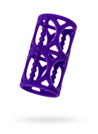 Фиолетовая насадка-сетка на член - A-toys - в Ярославле купить с доставкой