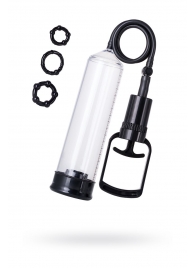 Вакуумная помпа A-toys с уплотнителем и эрекционными кольцами - A-toys - в Ярославле купить с доставкой