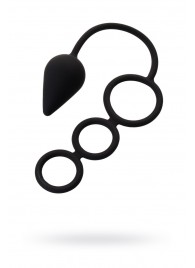 Тройное эрекционное кольцо с анальным хвостом Drop M-size - Erotist Adult Toys - в Ярославле купить с доставкой