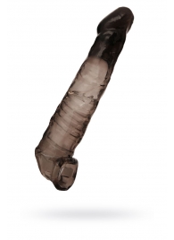 Чёрная насадка на пенис - 22,5 см. - ToyFa - в Ярославле купить с доставкой