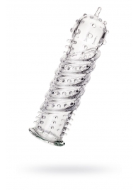 Прозрачная насадка на пенис TOYFA A-Toys - 15,5 см. - A-toys - в Ярославле купить с доставкой