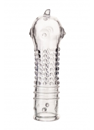 Прозрачная закрытая насадка на пенис TOYFA A-Toys - 14,7 см. - A-toys - в Ярославле купить с доставкой