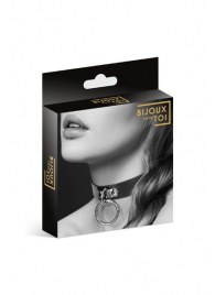 Узенький ошейник из полиуретана с кольцом - Bijoux Pour Toi - купить с доставкой в Ярославле