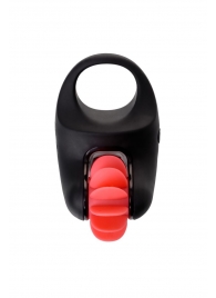 Чёрно-красное эрекционное виброкольцо Erotist - Erotist Adult Toys - в Ярославле купить с доставкой