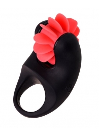 Чёрно-красное эрекционное виброкольцо Erotist - Erotist Adult Toys - в Ярославле купить с доставкой