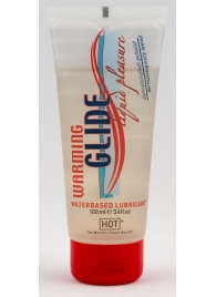 Согревающая интимная смазка на водной основе Warming Glide - 100 мл. - HOT - купить с доставкой в Ярославле