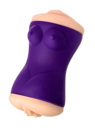 Двухсторонний мастурбатор JOS YARA в фиолетовой колбе - JOS - в Ярославле купить с доставкой