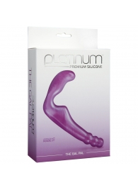 Безремневой фиолетовый страпон из силикона The Gal Pal - 17 см. - Doc Johnson - купить с доставкой в Ярославле