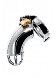 Серебристый мужской пояс верности TOYFA Metal - ToyFa - купить с доставкой в Ярославле