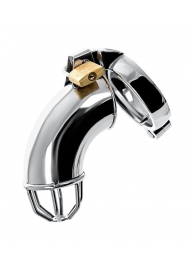 Серебристый мужской пояс верности TOYFA Metal - ToyFa - купить с доставкой в Ярославле