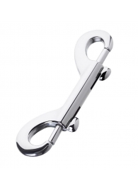 Серебристый двухсторонний карабин TOYFA Metal - ToyFa - купить с доставкой в Ярославле