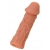 Телесная реалистичная насадка KOKOS Extreme Sleeve 05 с дополнительной стимуляцией - 12,7 см. - KOKOS - в Ярославле купить с доставкой